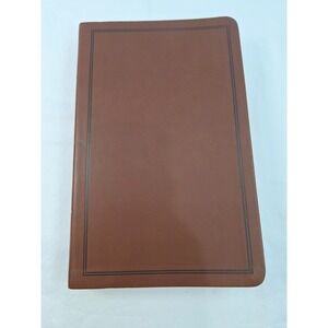 Holman KJV Holy Bible Brown Bonded Leather Gold Gilded Edges King James Version